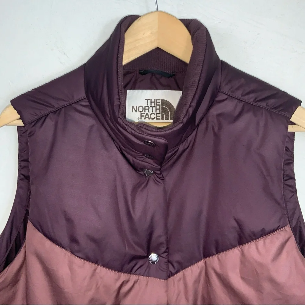 The North Face Sylvester Vest Women’s Size L – Retro Puffer Purple EUC - Picture 4 of 11